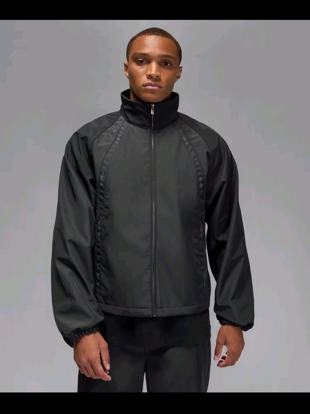 Jordan M J AIR Black Jacket hv0081-045 Men's Size XL